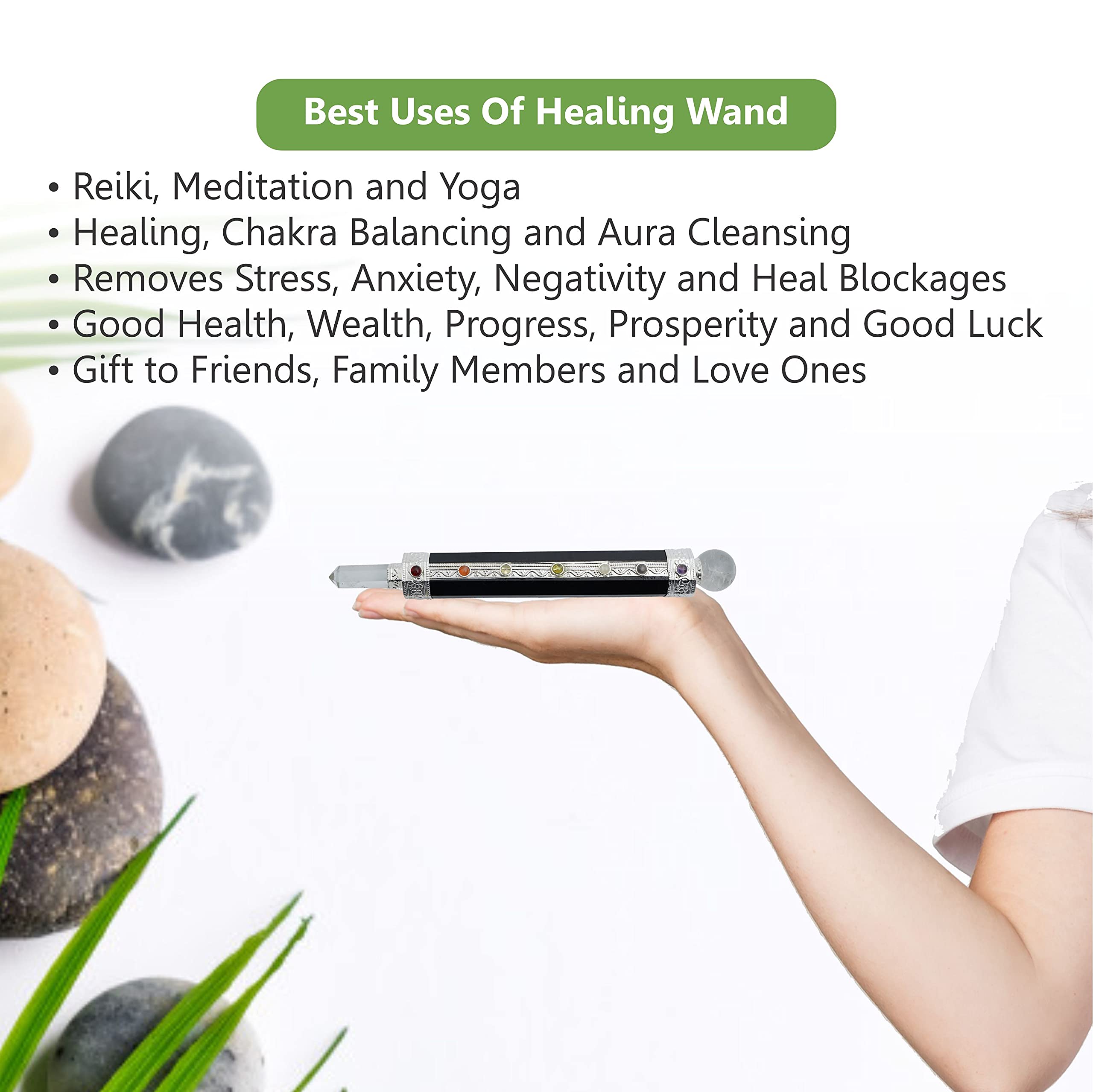 ARHAM CRYSTAL aura cleansing energy session with wand