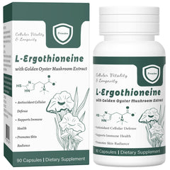 arlistatmax ergothioneine 50mg capsules front view for daily cellular balance