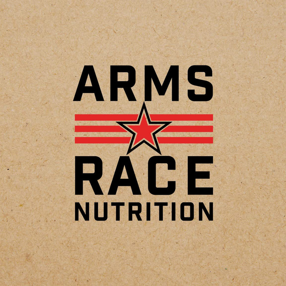 Arms Race Immunity Greens daily routine setup with water and scoop