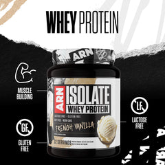 Arms Race ARN Isolate shake ready for post-workout fueling.