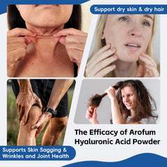 Arofum Collagen Peptides detail highlighting added protein in formulas.