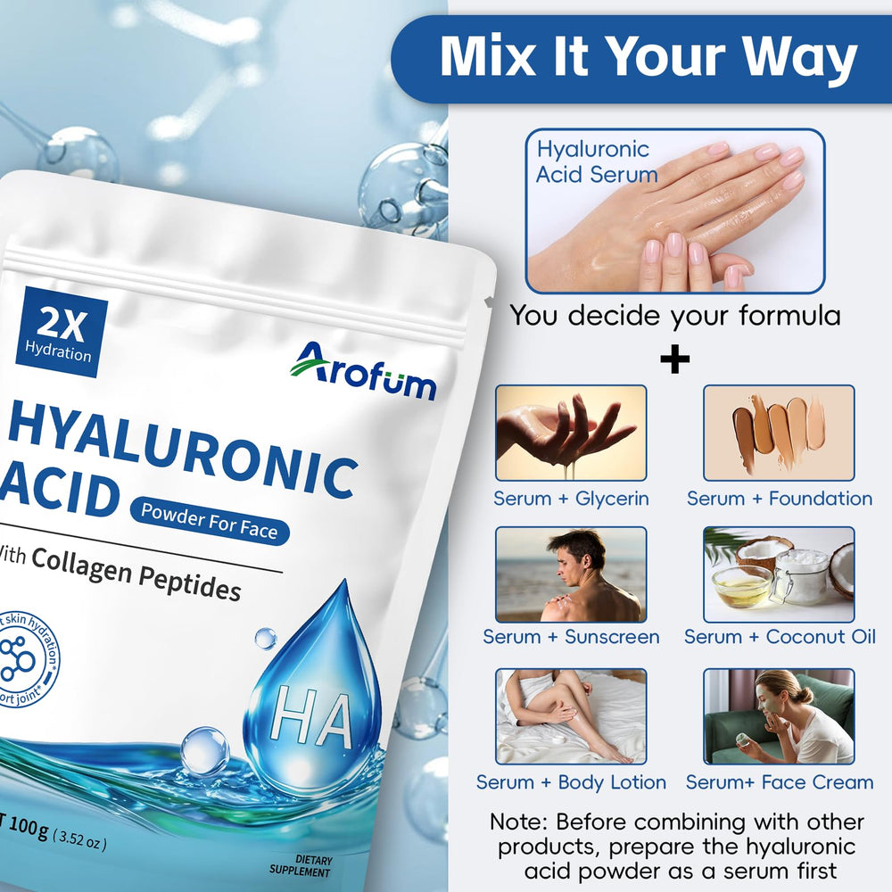 Arofum DIY serum preparation scene illustrating easy mixing.
