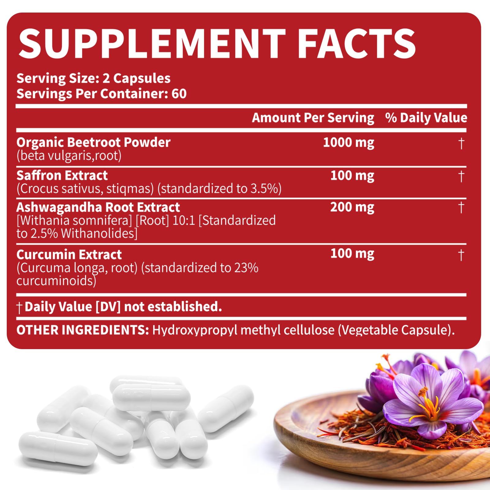 Arofum plant-based non-GMO ingredients list.