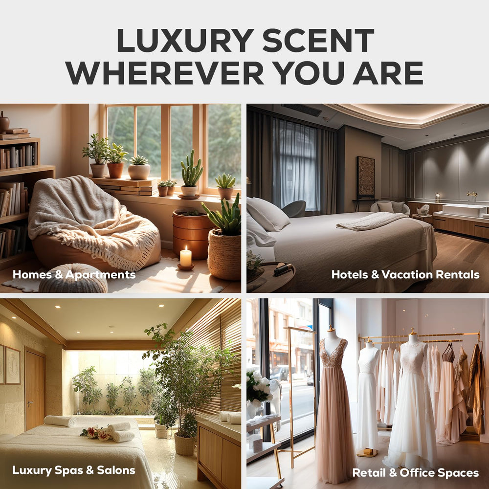 AROMA COUNTRY Room diffuser setup that boosts living space ambiance.