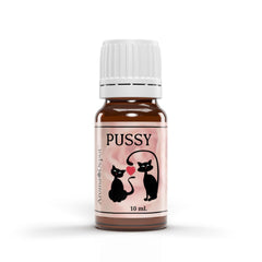 Aroma Depot Pussy Fragrance Oil 10ml bottle for diffusers and candles, soft floral ambiance
