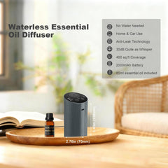 Aroma Diary diffuser with touchscreen for quick fragrance control.