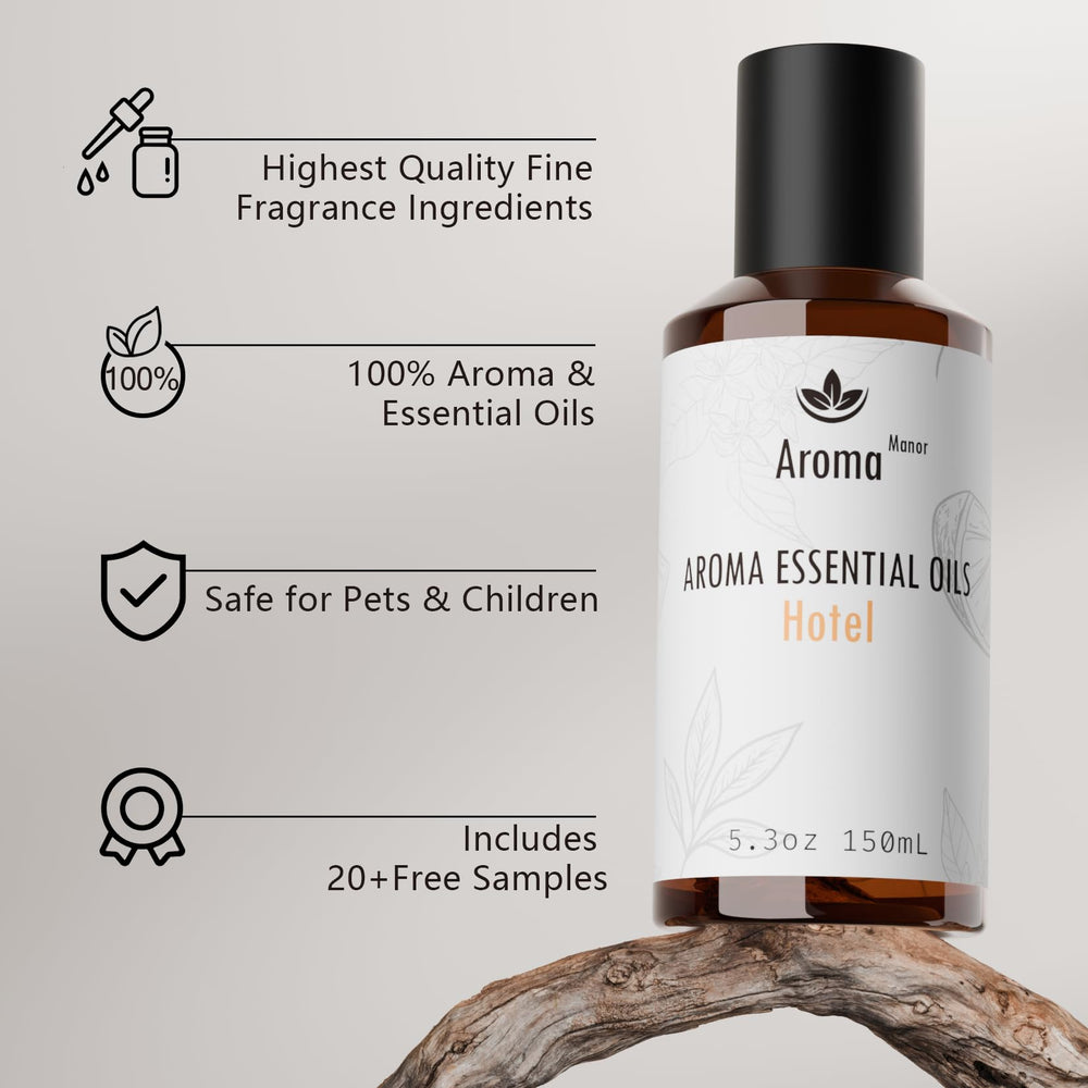 Aroma Manor oil in ultrasonic diffuser disperses Clementine-Santal notes quickly.