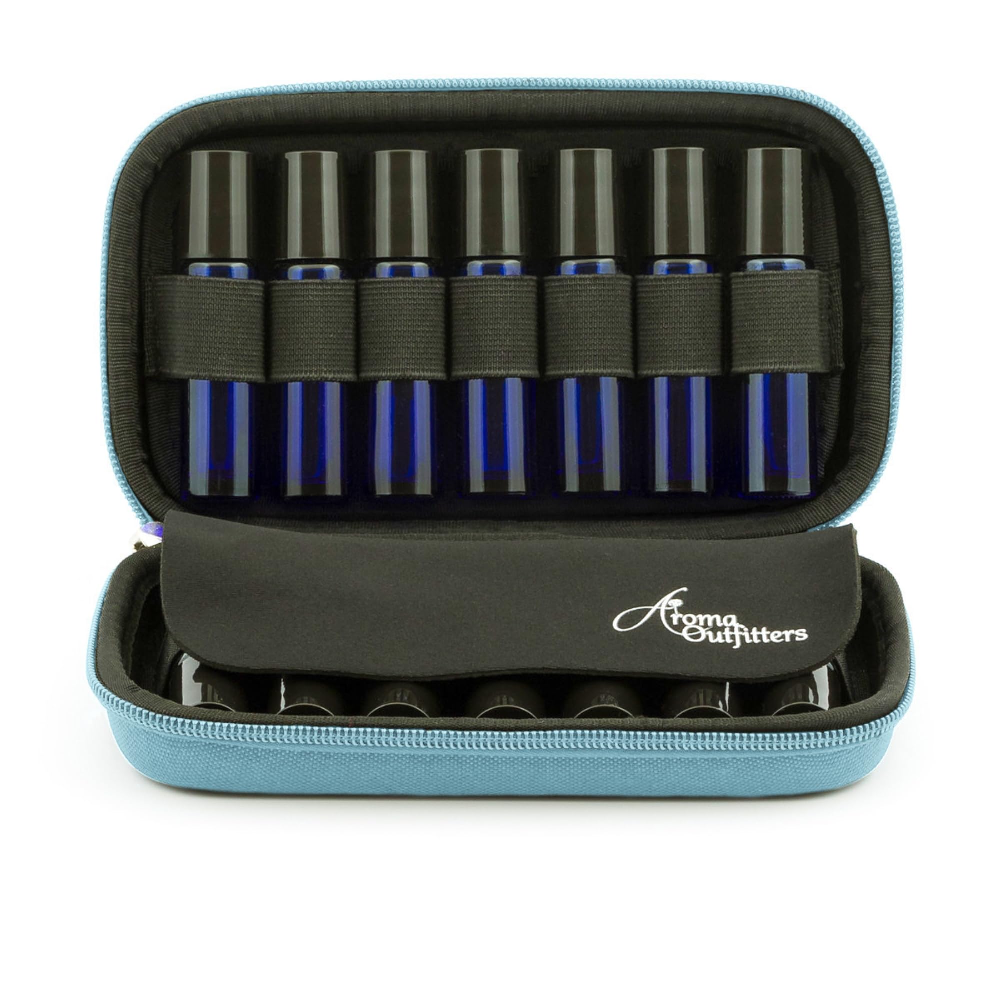 Aroma Outfitters travel carrying case protects bottles during trips.