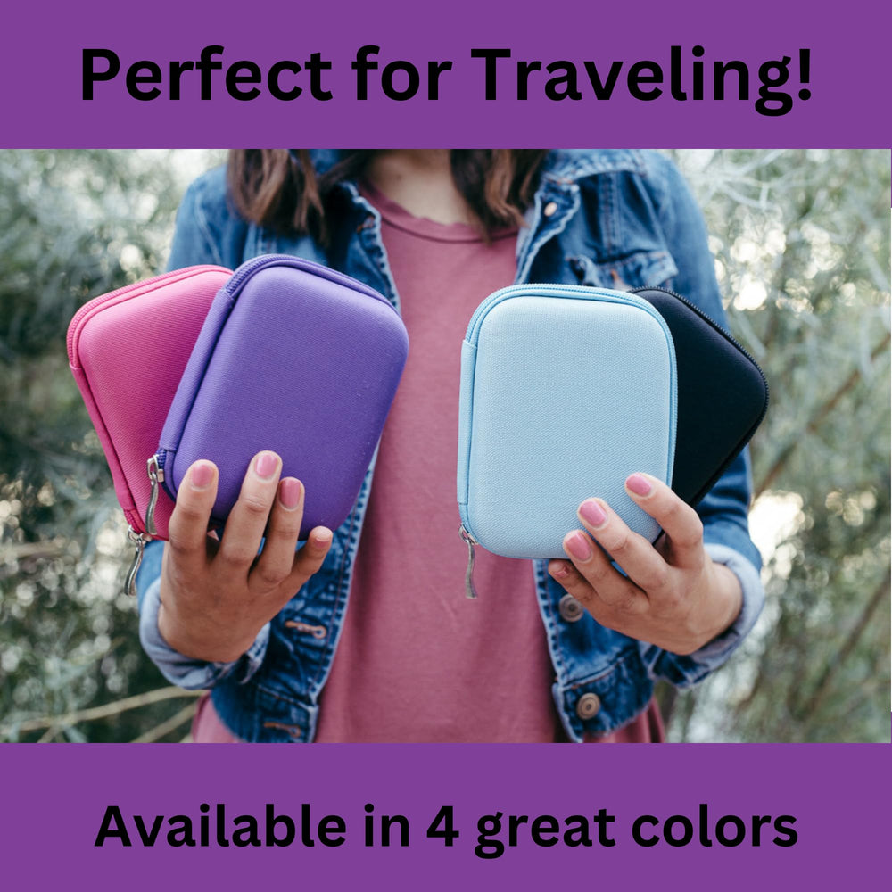 Aroma Outfitters three-layer fabric construction protects delicate bottles during transit.