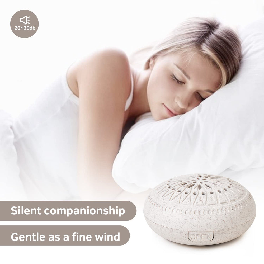 Aroma Promise diffuser with five pads included for extended aroma sessions.