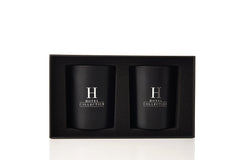 Aroma360 Candle Duo Black Velvet wick closeup reveals rich fragrance release.