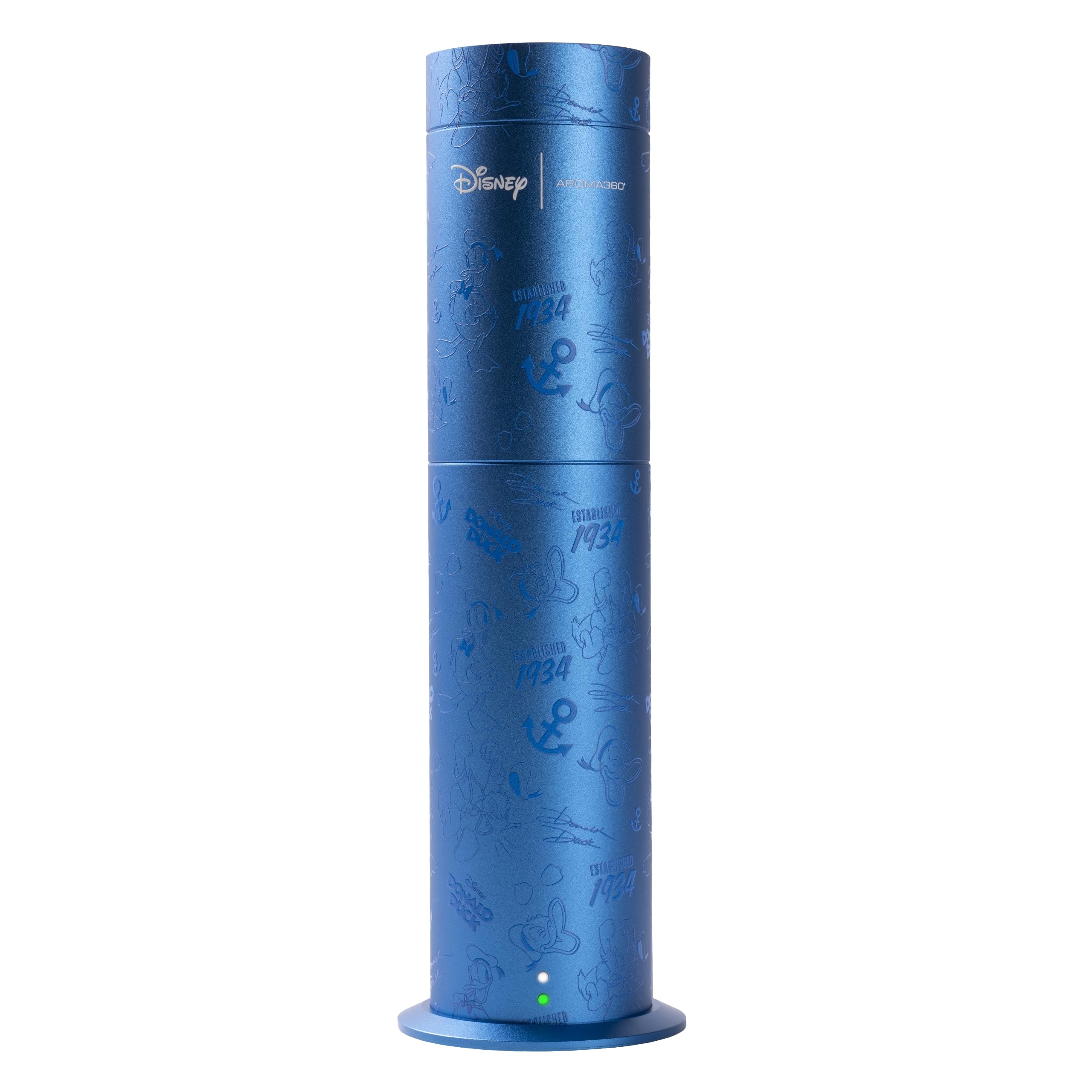 Aroma360 Disney Donald Duck diffuser front view; compact and desk-friendly.