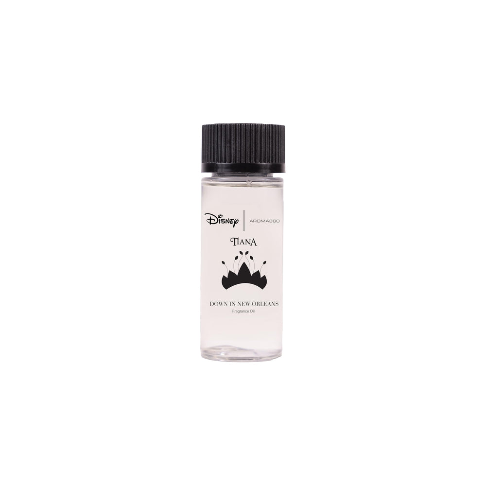 Aroma360 Disney Down in New Orleans bottle highlighting tropical notes for energizing spaces