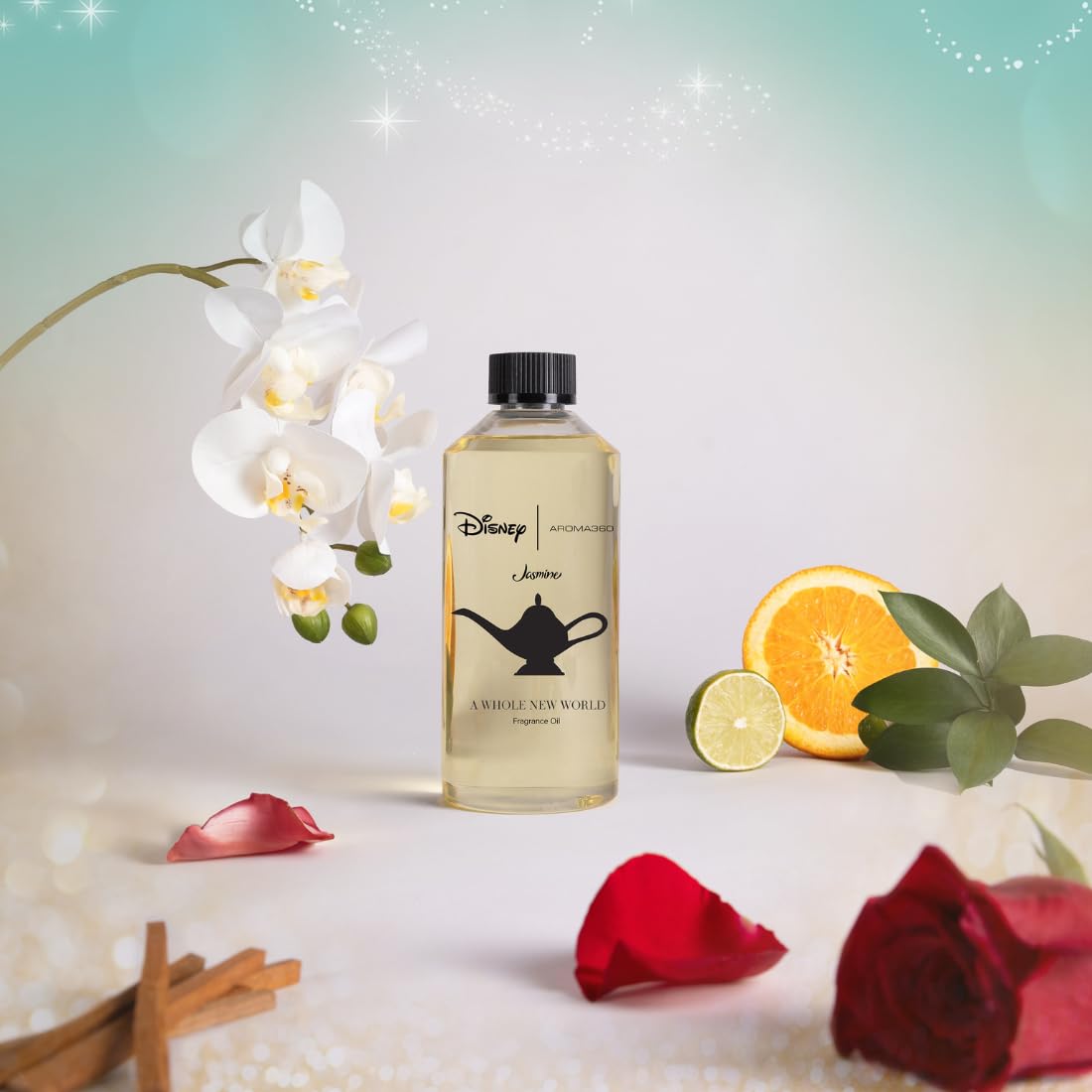Aroma360 orchid mimosa rose blend enriches evenings with subtle luxury.