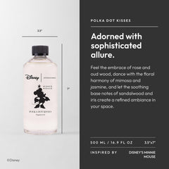 Aroma360 Disney Polka Dot Kisses bottle pour enables quick scent refresh