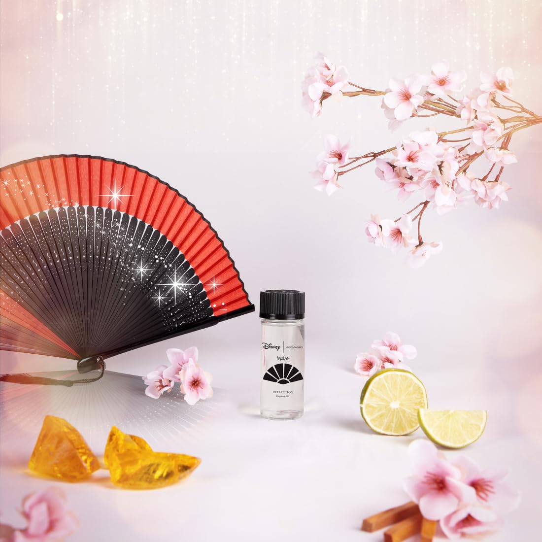 Disney Reflection diffuser scent sample by Aroma360 for testing in spa-like spaces.