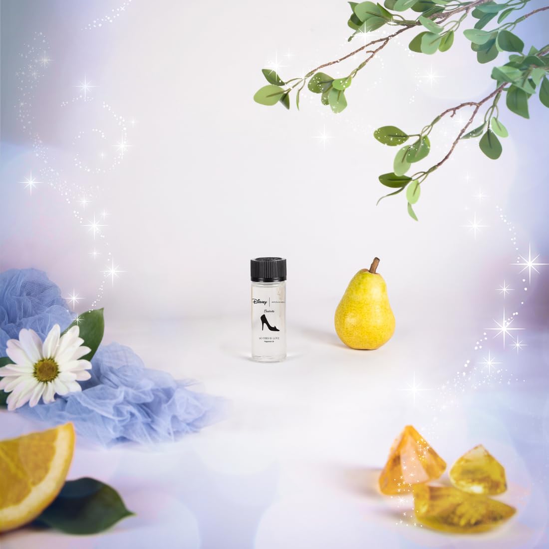 Aroma360 So This is Love ambient shot creates a calming, opulent home mood.