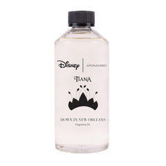 Aroma360 Down in New Orleans bottle pour highlights coconut bergamot aroma for mood enhancement