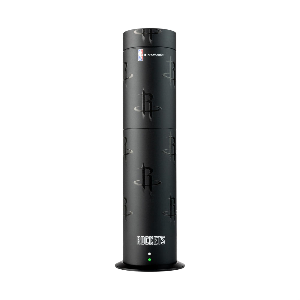 Aroma360 Houston Rockets diffuser in use demonstrates silent, waterless aroma diffusion in spaces.