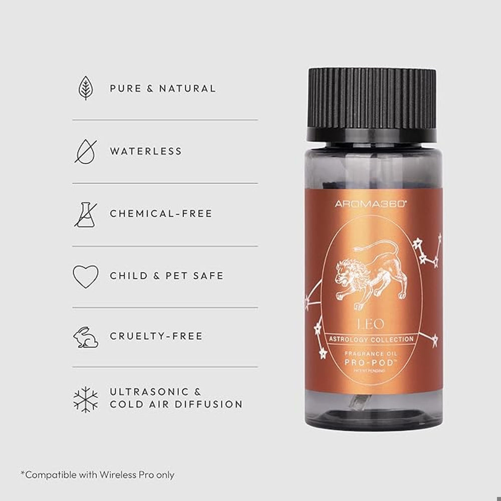Aroma360 Leo Pro-Pod Oil Rose Gold cap adds stylish premium look
