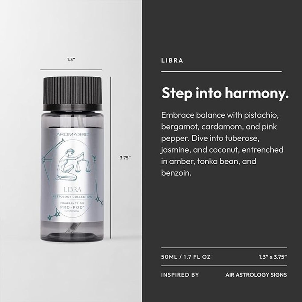 Aroma360 Libra Pro oil pour closeup shows a rich, long-lasting scent.