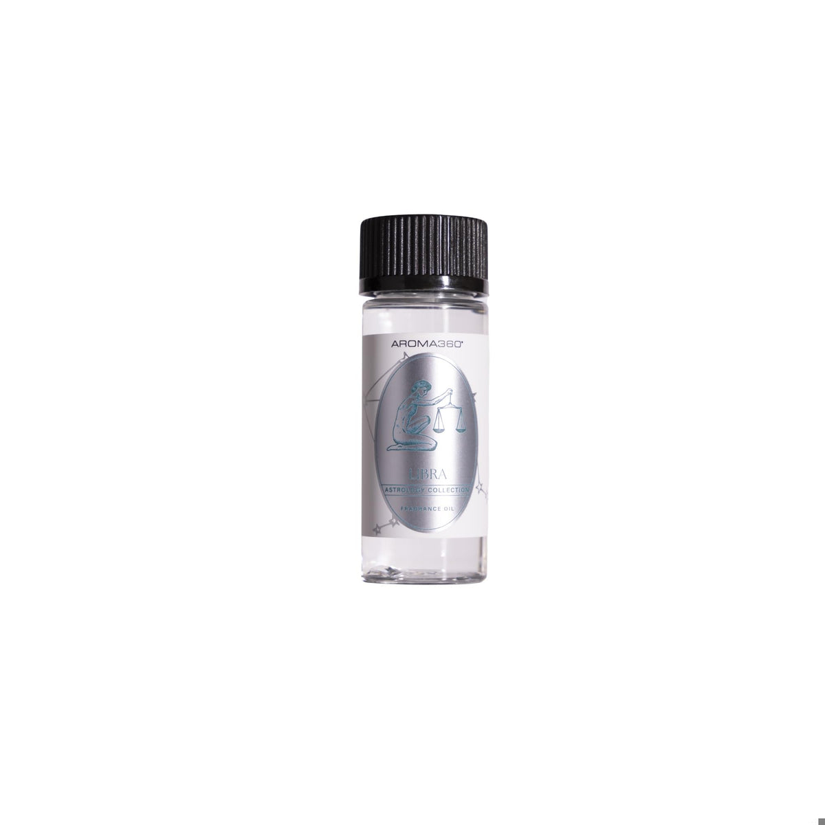 Aroma360 Libra Pro Pod oil bottle elevating room ambiance with Pistachio, Ylang Ylang and Benzoin.