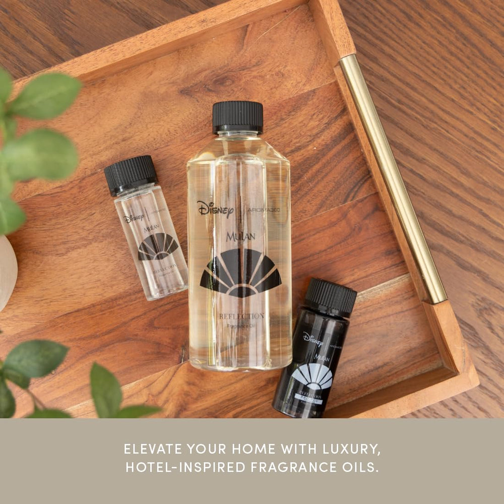 Luxurious Aroma360 diffuser oil ideal for creating a calm bedroom scent.
