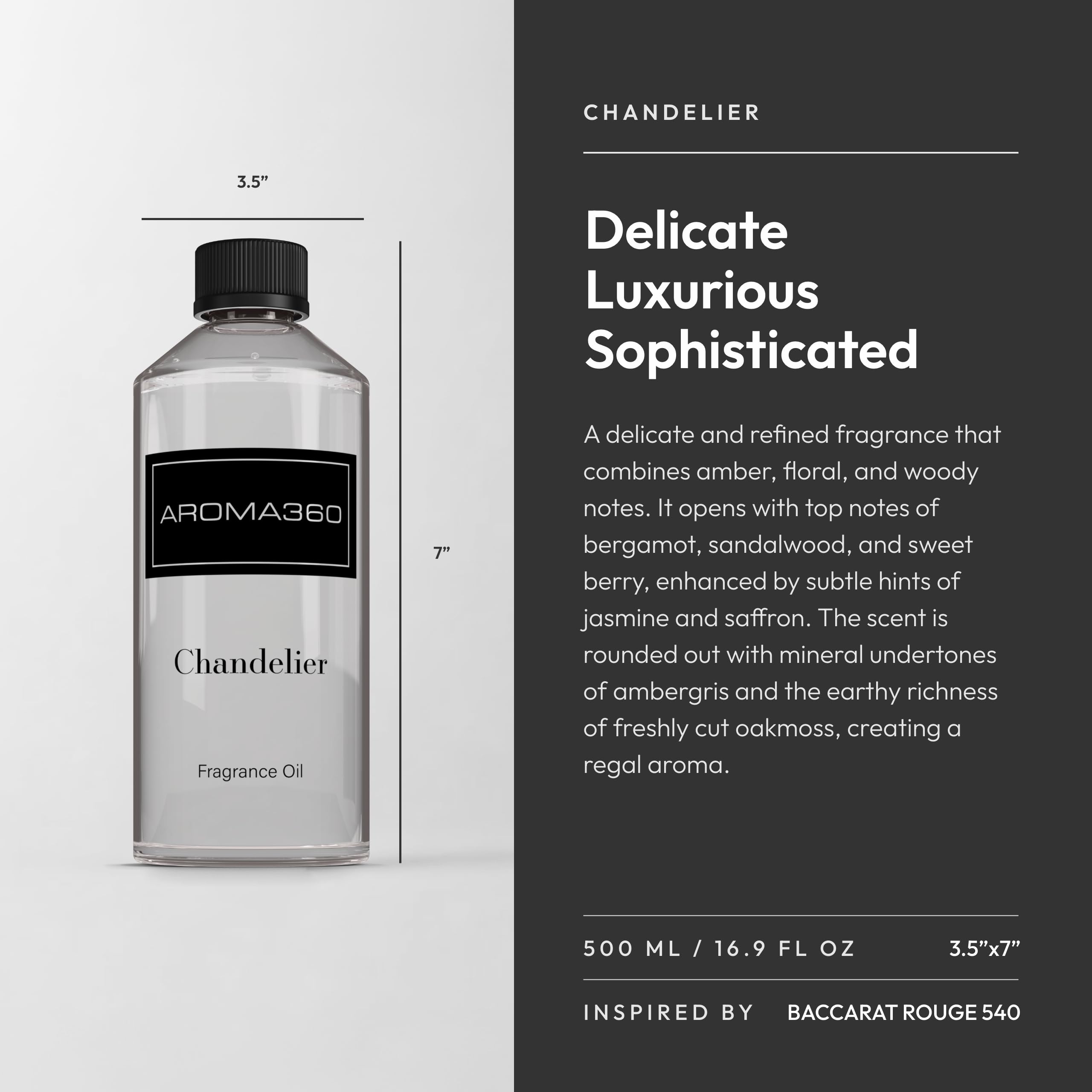 Aroma360 Luxury hotel-inspired diffuser oil elevates any space
