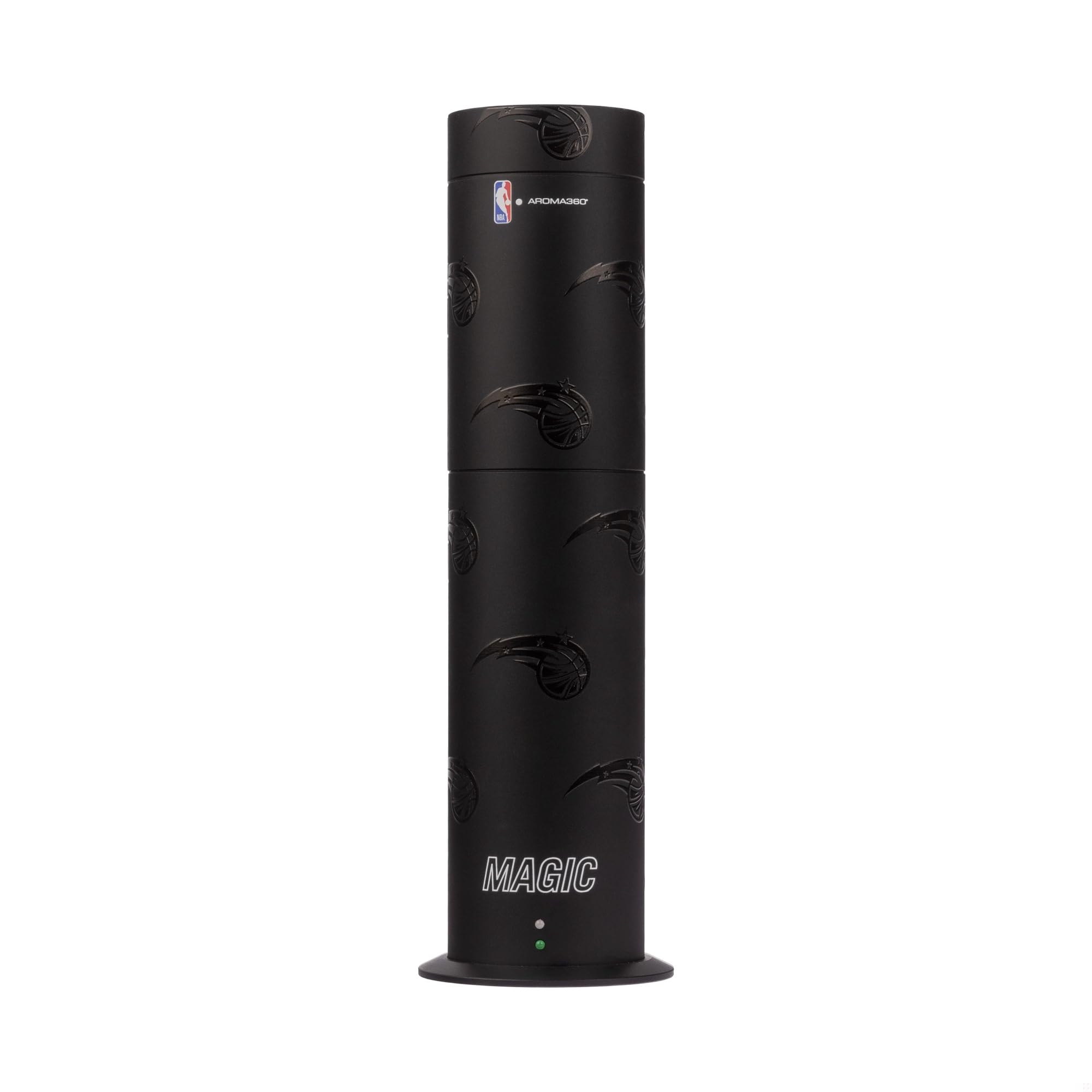 Aroma360 Mini Pro diffuser close-up showing Pro Pod compatibility for scents.