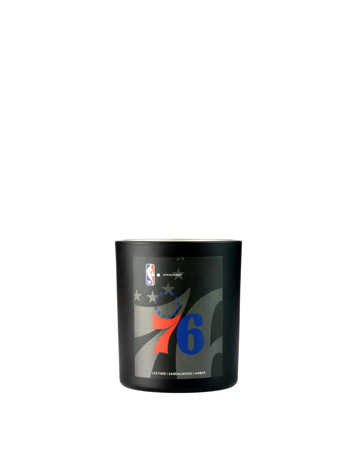 Aroma360 My Way Candle for the Philadelphia 76ers with exclusive design, ideal for game-day ambiance