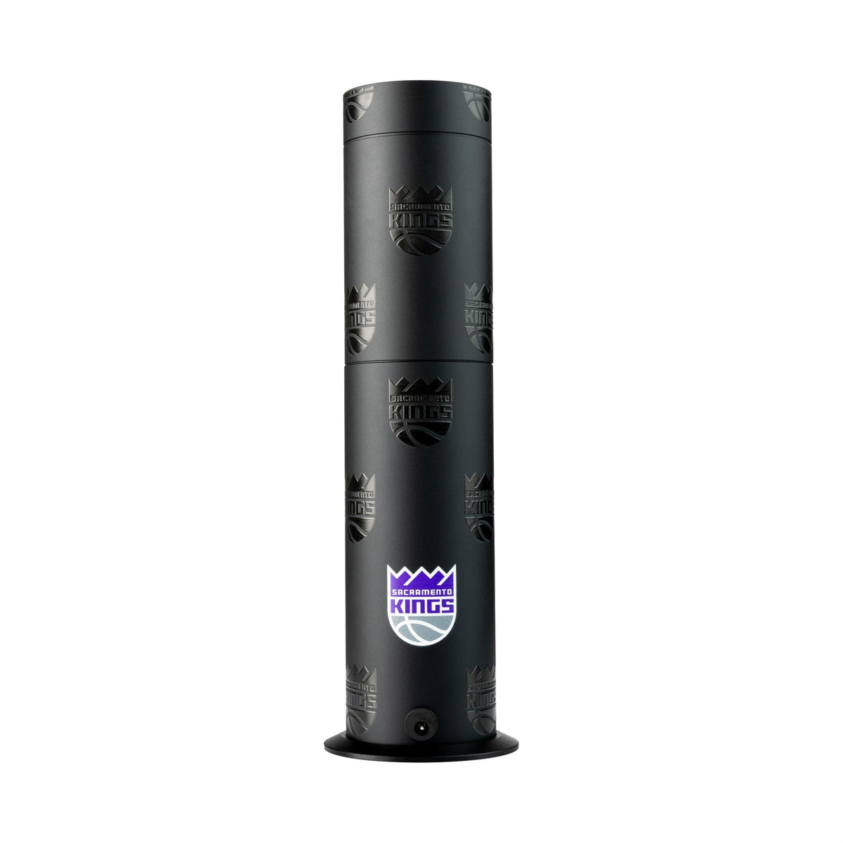 Aroma360 NBA Sacramento Kings diffuser with logo on a desk for home or office scenting.