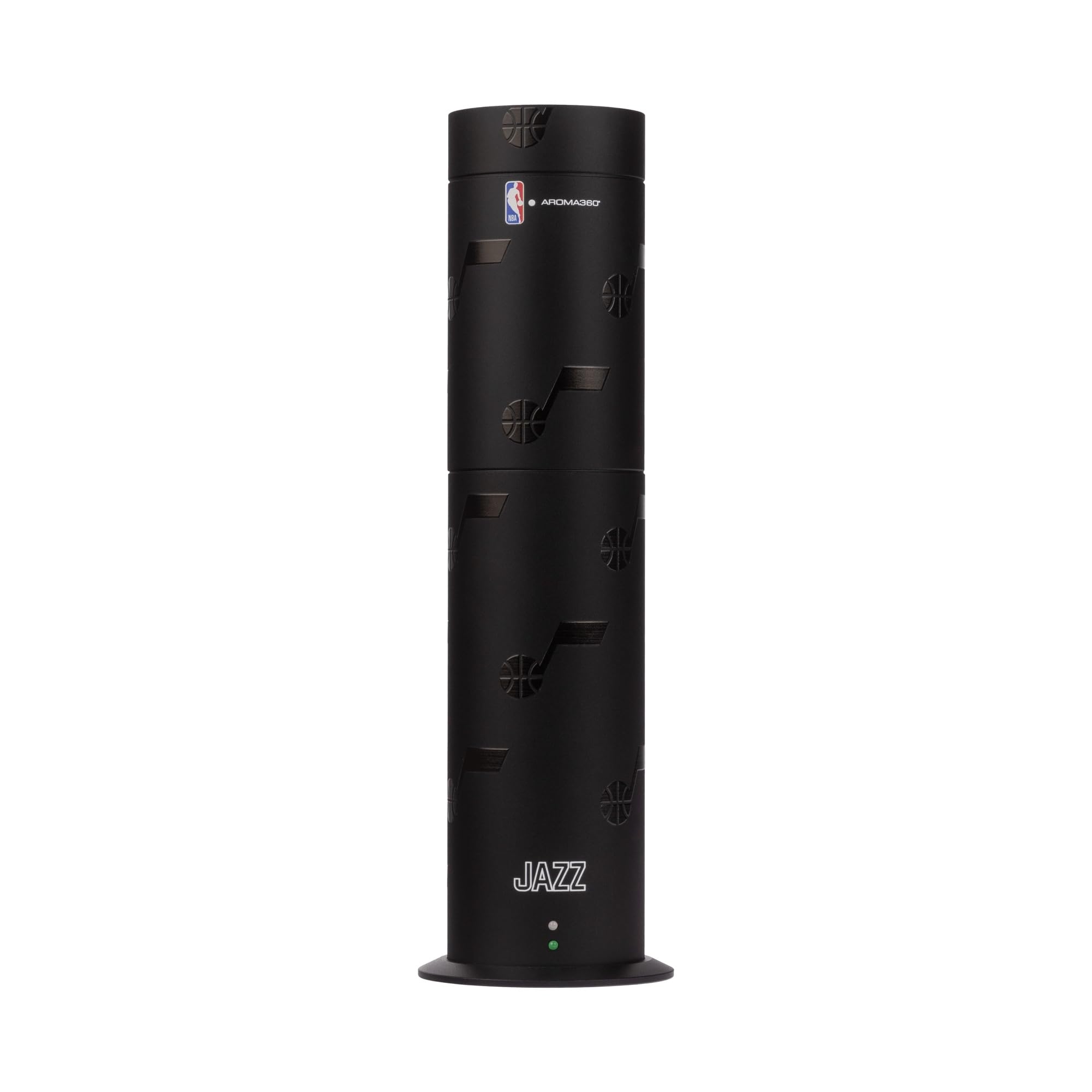 Aroma360 Utah Jazz diffuser with logo boosts team pride and ambiance.