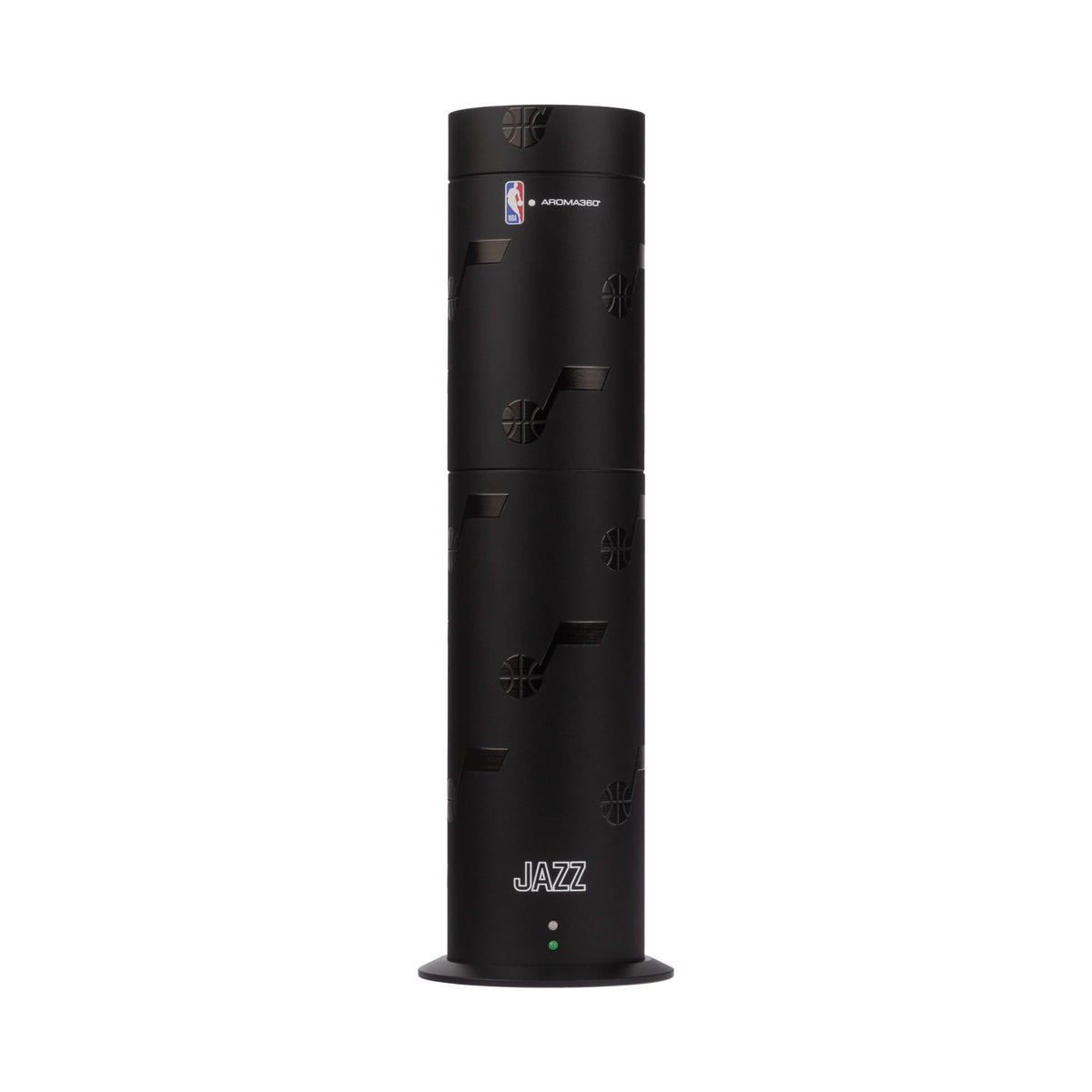 Aroma360 Utah Jazz diffuser with logo boosts team pride and ambiance.