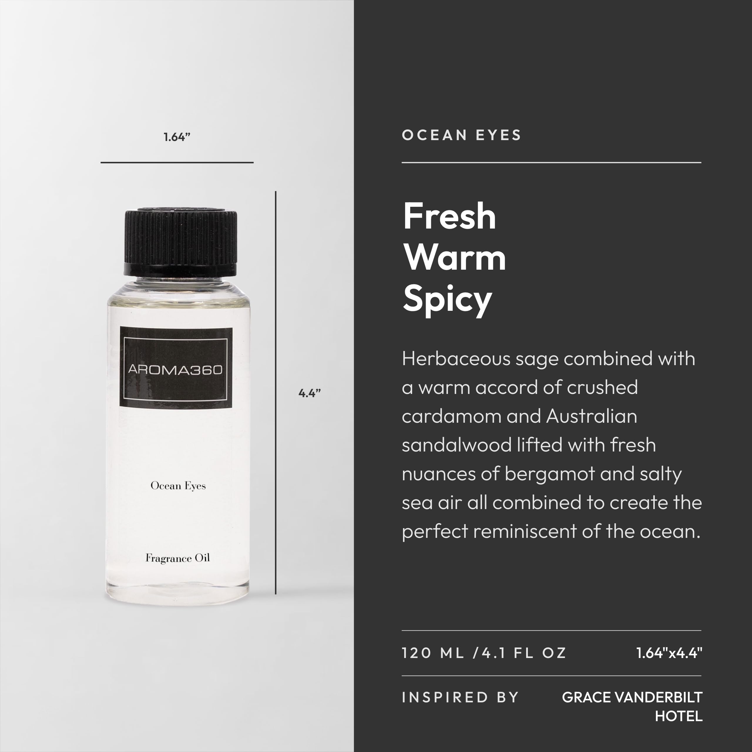 Aroma360 Ocean Eyes diffuser setup releasing a calm marine scent