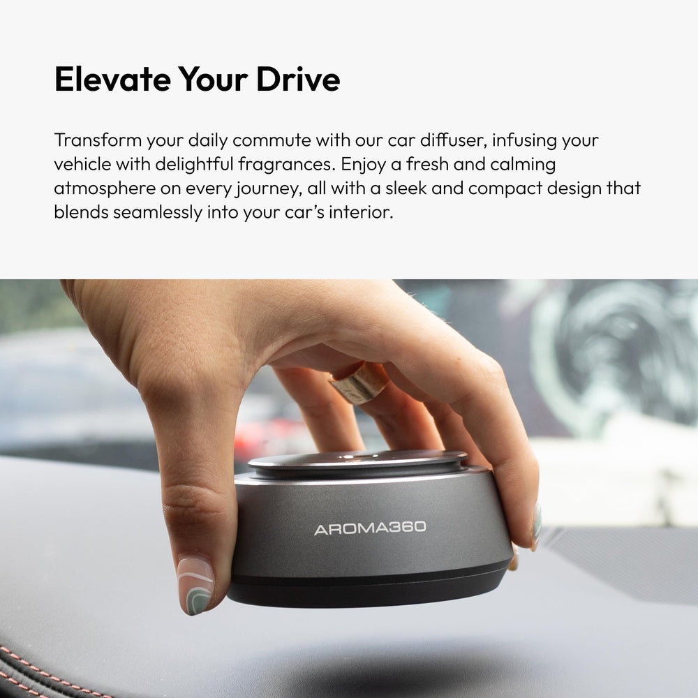 Aroma360 oil-not-included option invites Hotel Collection pairing for personalized scents.