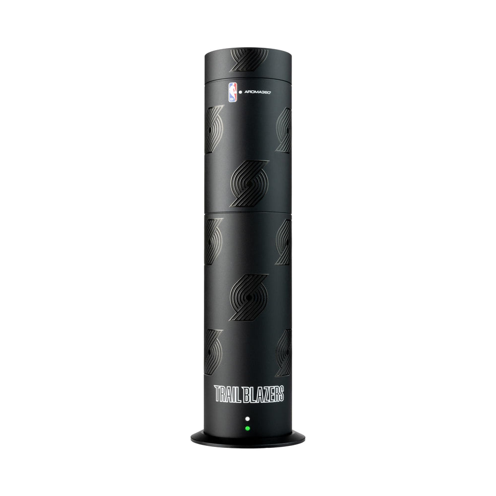 Aroma360 Portland Trail Blazers diffuser logo showcases team branding for stylish scenting.
