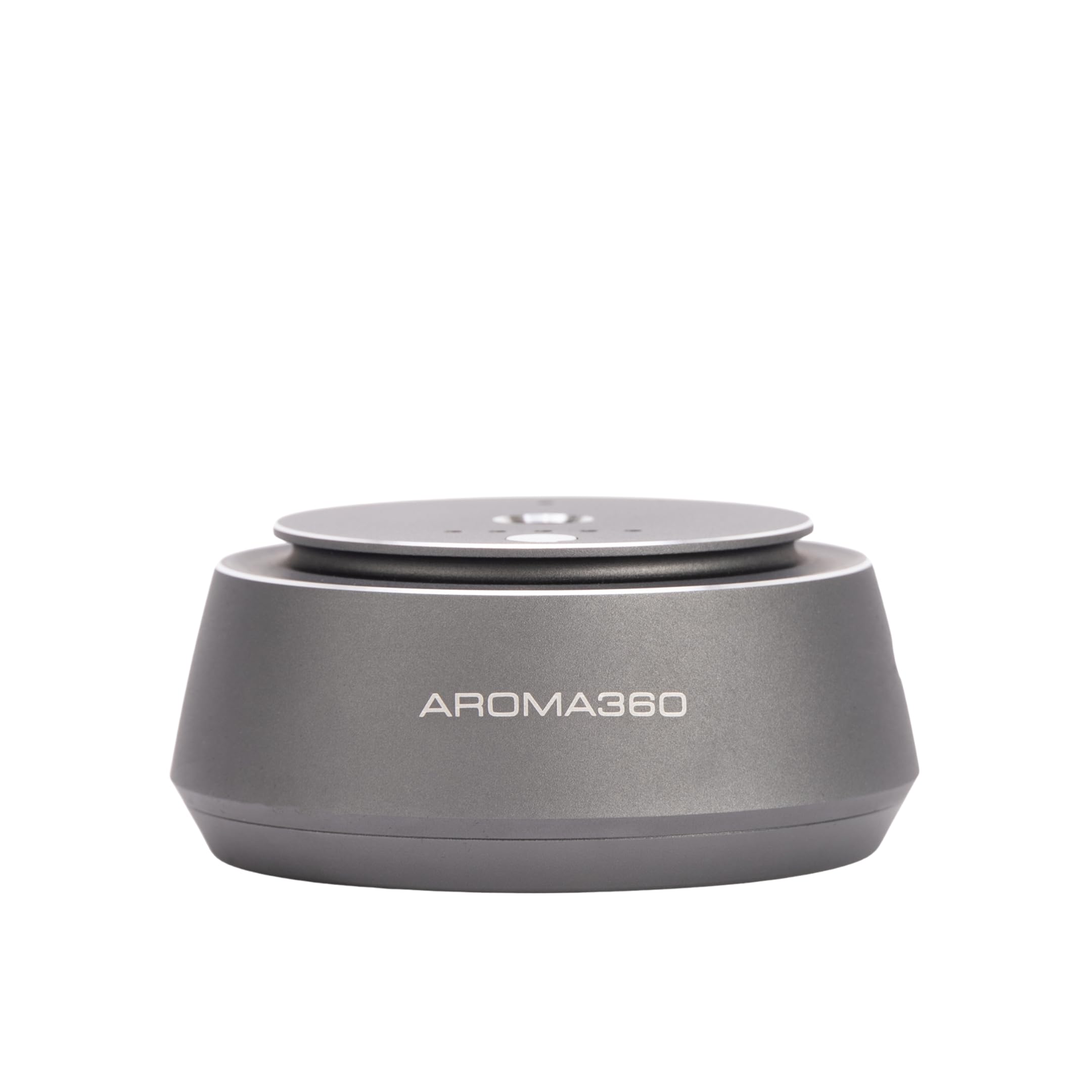 Aroma360 smart car diffuser with compact design for luxury aromatherapy on the road.