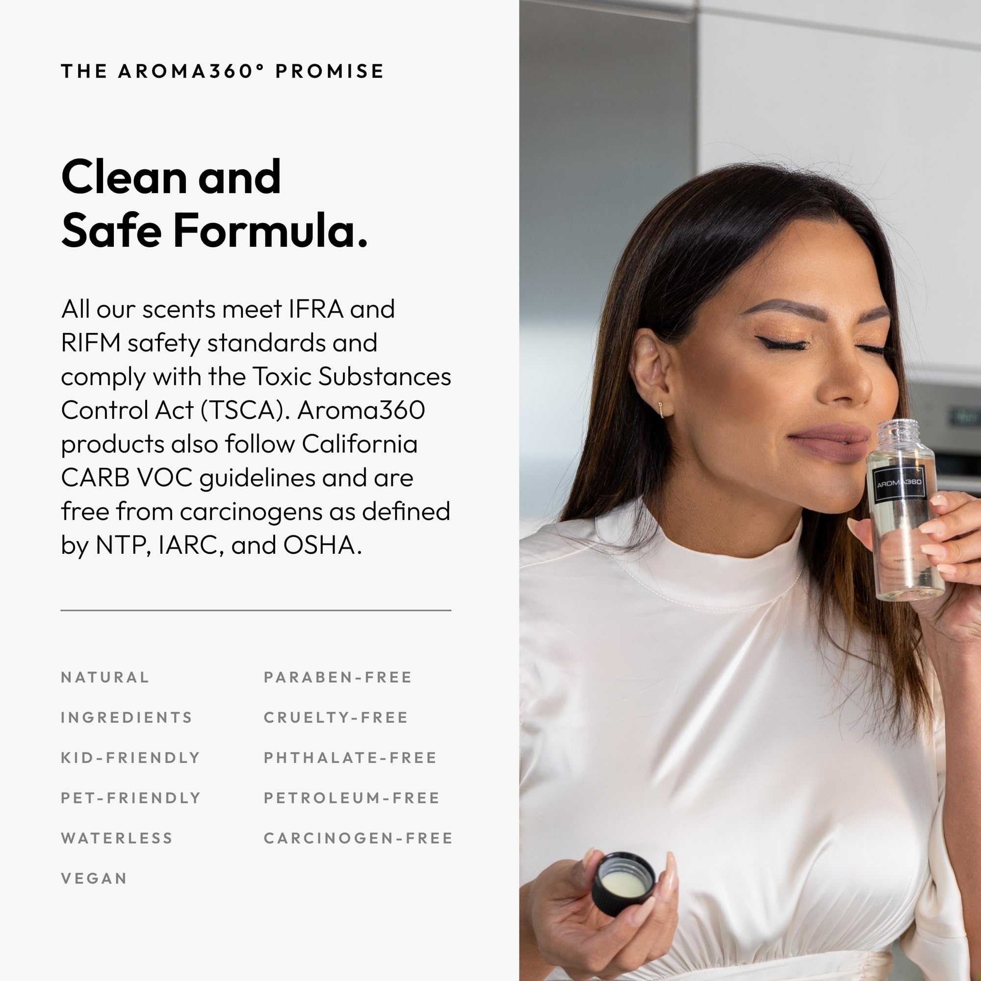 Aroma360 Stargazing bathroom scent fills the space with refined freshness