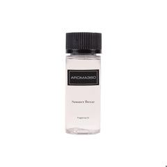 Aroma360 Summer Breeze bottle front, a premium diffuser oil for a luxurious home scent