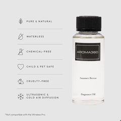 Aroma360 Summer Breeze diffuser setup enhancing calm in any room.
