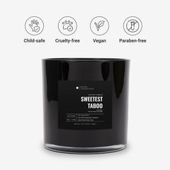 Aroma360 Sweetest Taboo 55oz jar-front view for luxurious hotel-inspired ambiance.