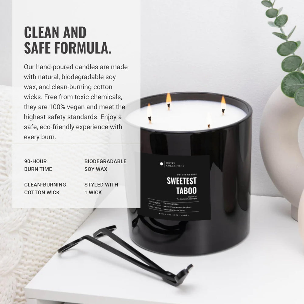 Aroma360 Sweetest Taboo 55oz room-scene suggests bold scent in living spaces.