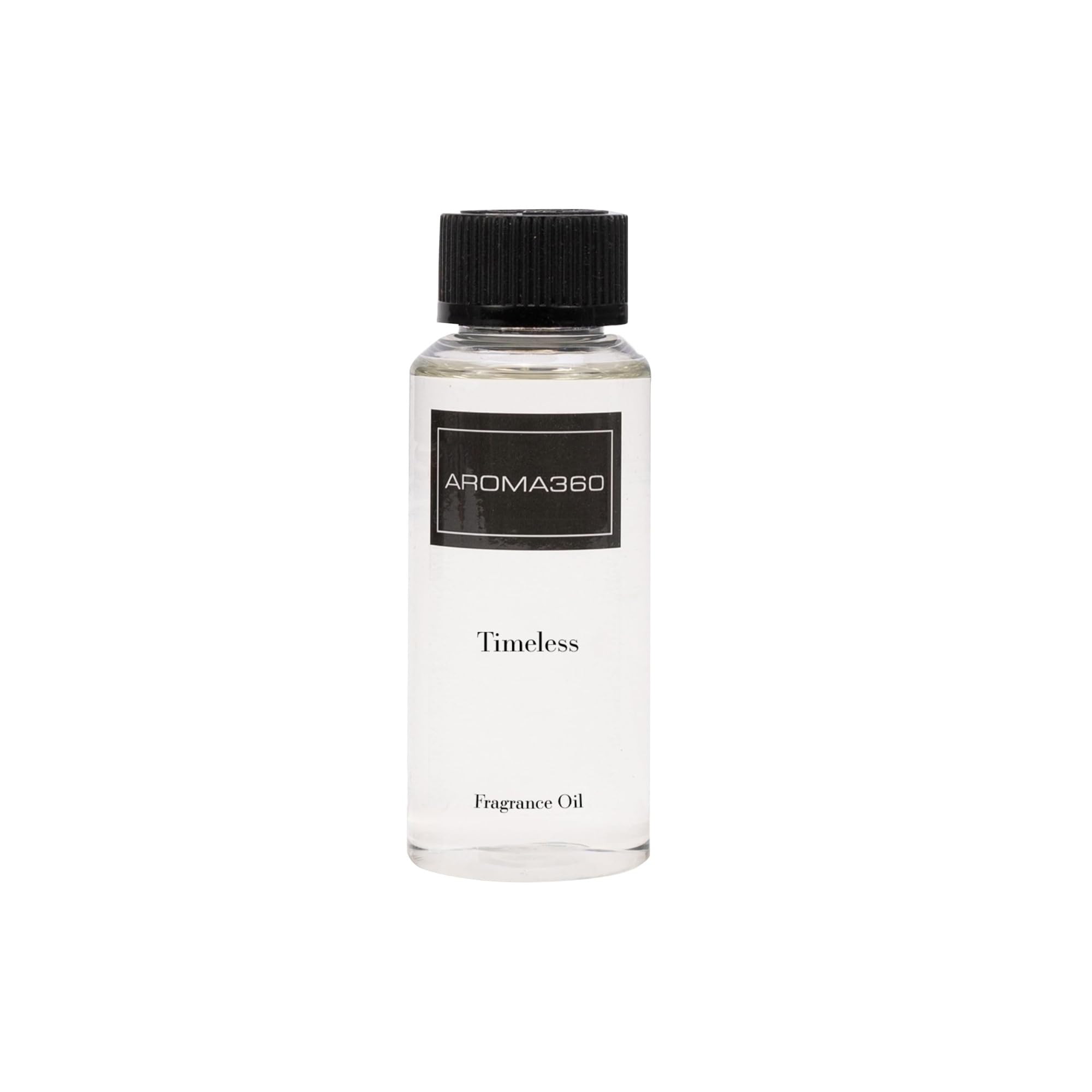 Aroma360 Timeless 120ml bottle front view for lasting ambiance in any room.