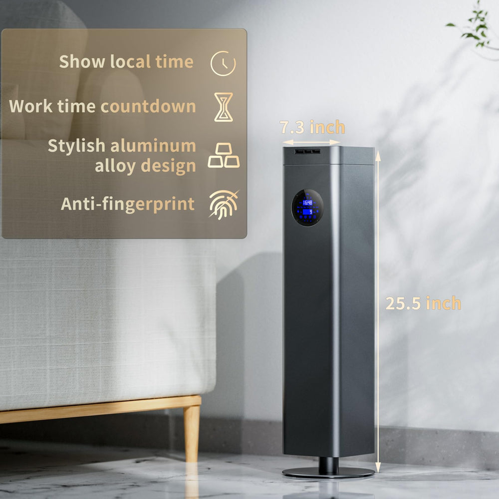 Aromadd 1500ml Scent Air Machine LED touchscreen facilitates quick local controls.
