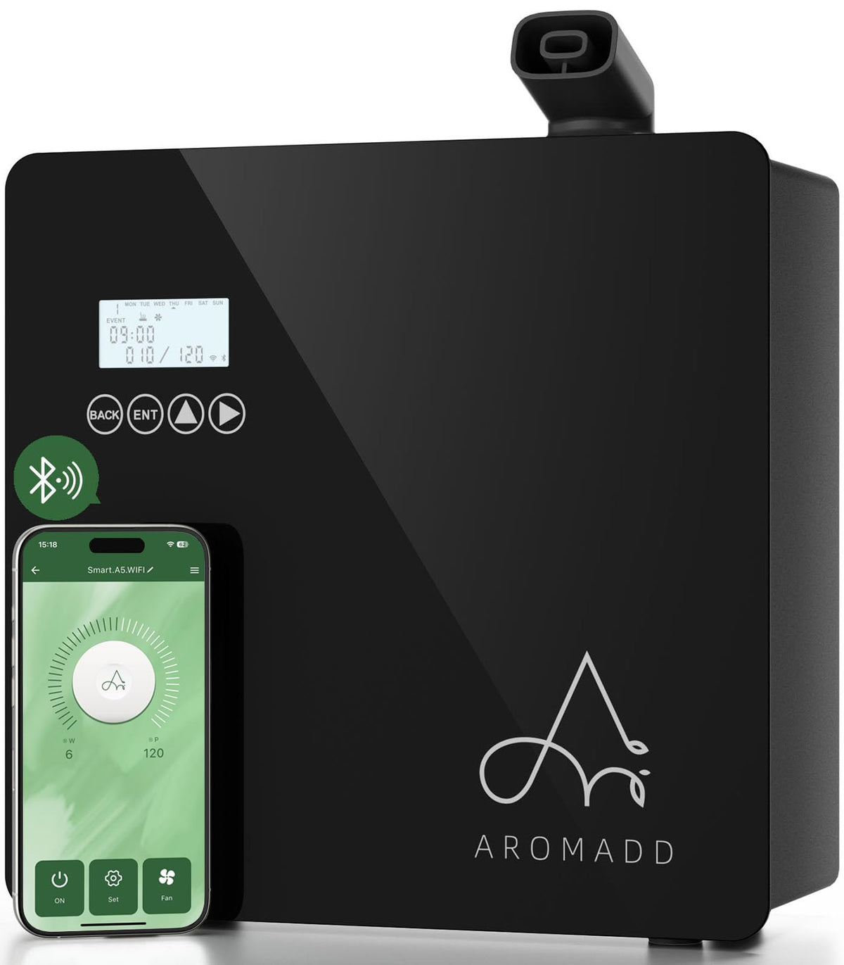 Aromadd 2025 upgraded diffuser front view for modern home use