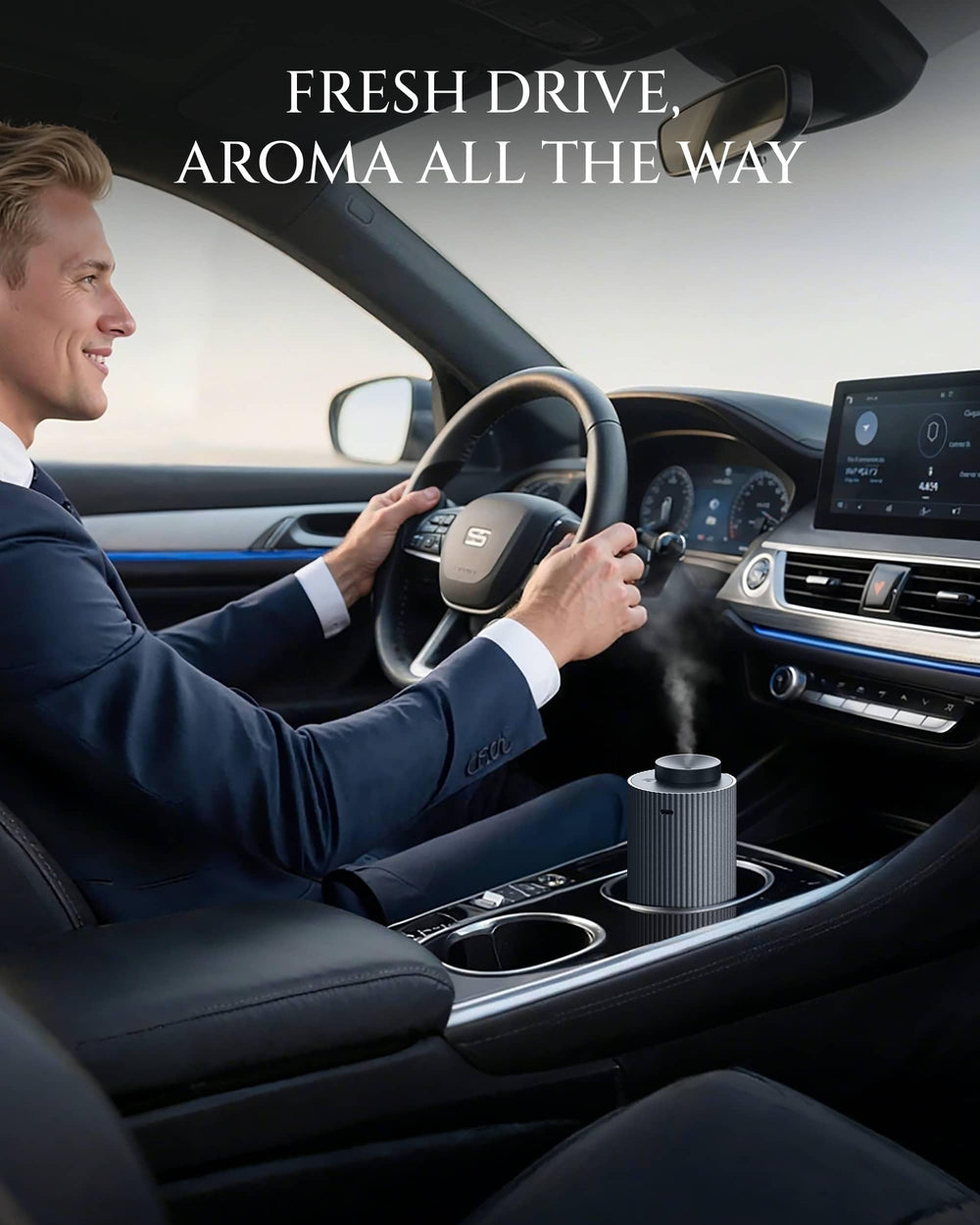 Aromadd auto sleep mode in car use conserves oils.