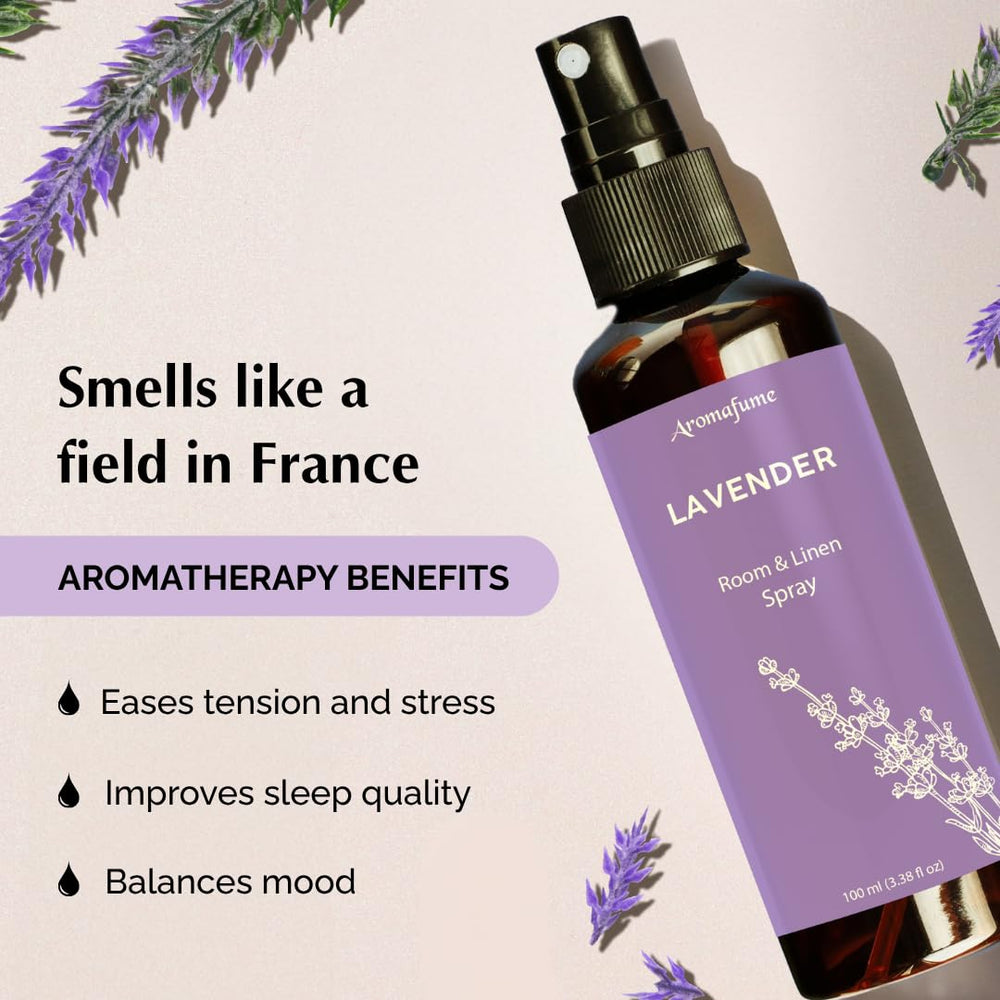 Aromafume Lavender car spray mist for subtle scent during drives