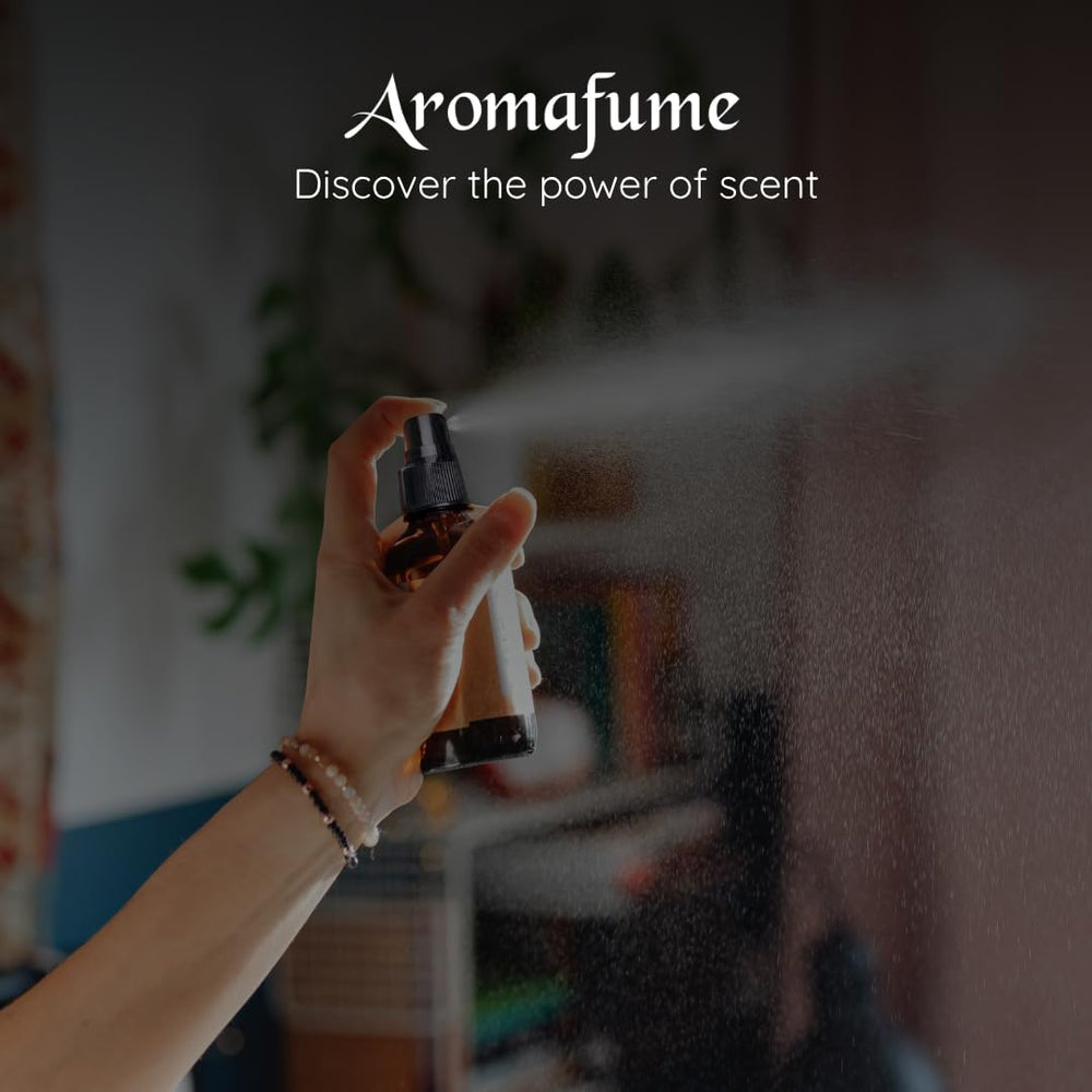 Aromafume Lavender night scene promoting calm and cozy relaxation
