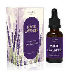 Aromafume Magic Lavender essential oil bottle ready for calming diffuser sessions
