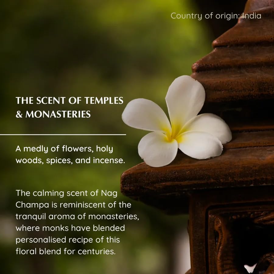Aromafume Nag Champa sustainability logo and eco-friendly packaging
